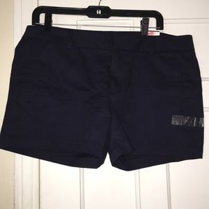 Blue shorts with pockets